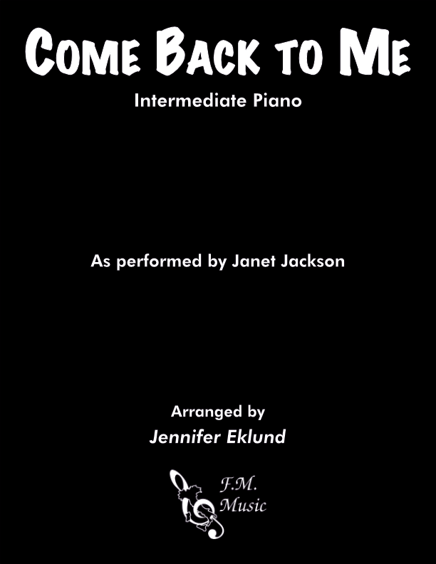 Come Back to Me (Intermediate Piano)